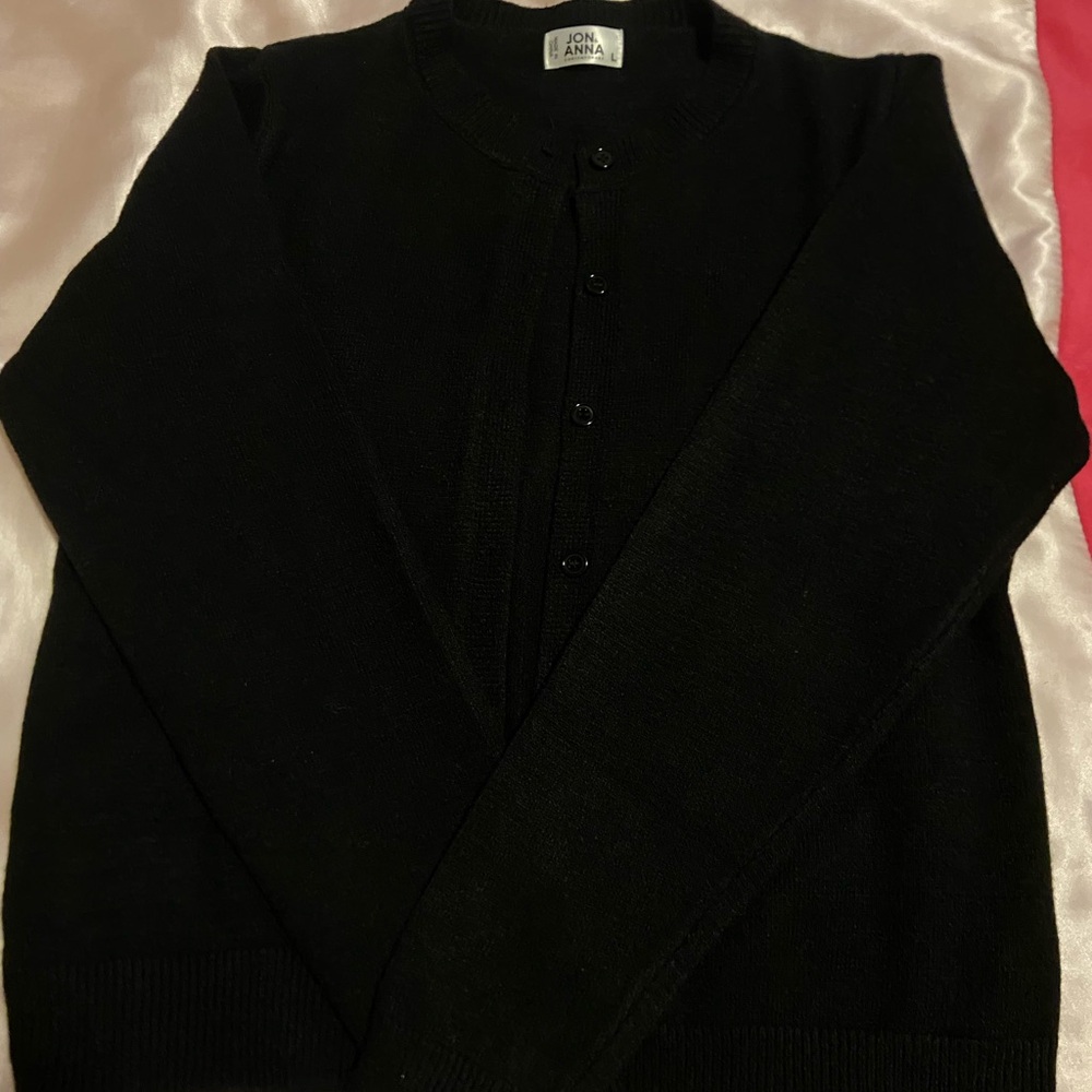 jon & anna black cardigan